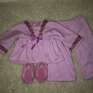 American Girl Butterfly Pajama Set